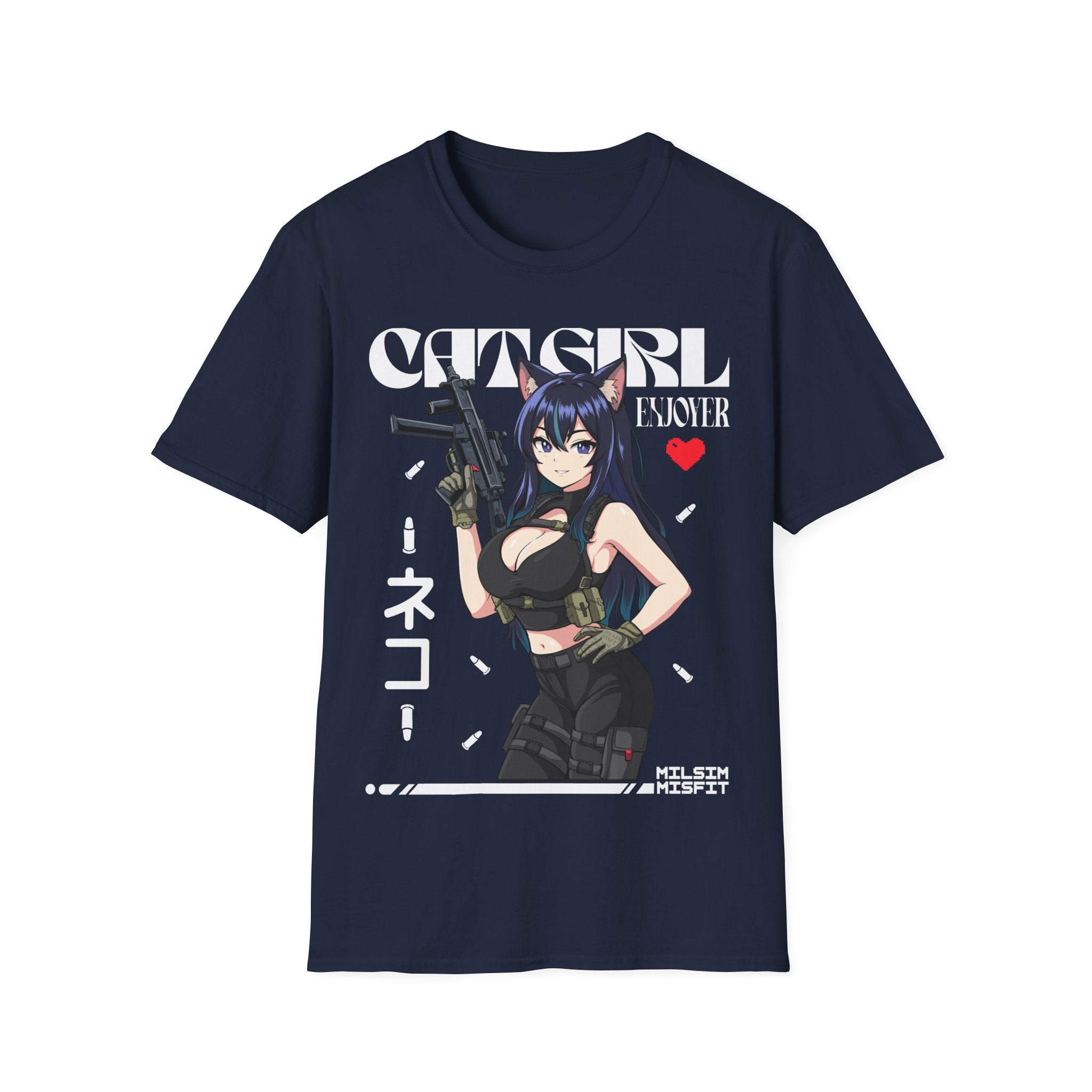 Catgirl Enjoyer |T-Shirt front print