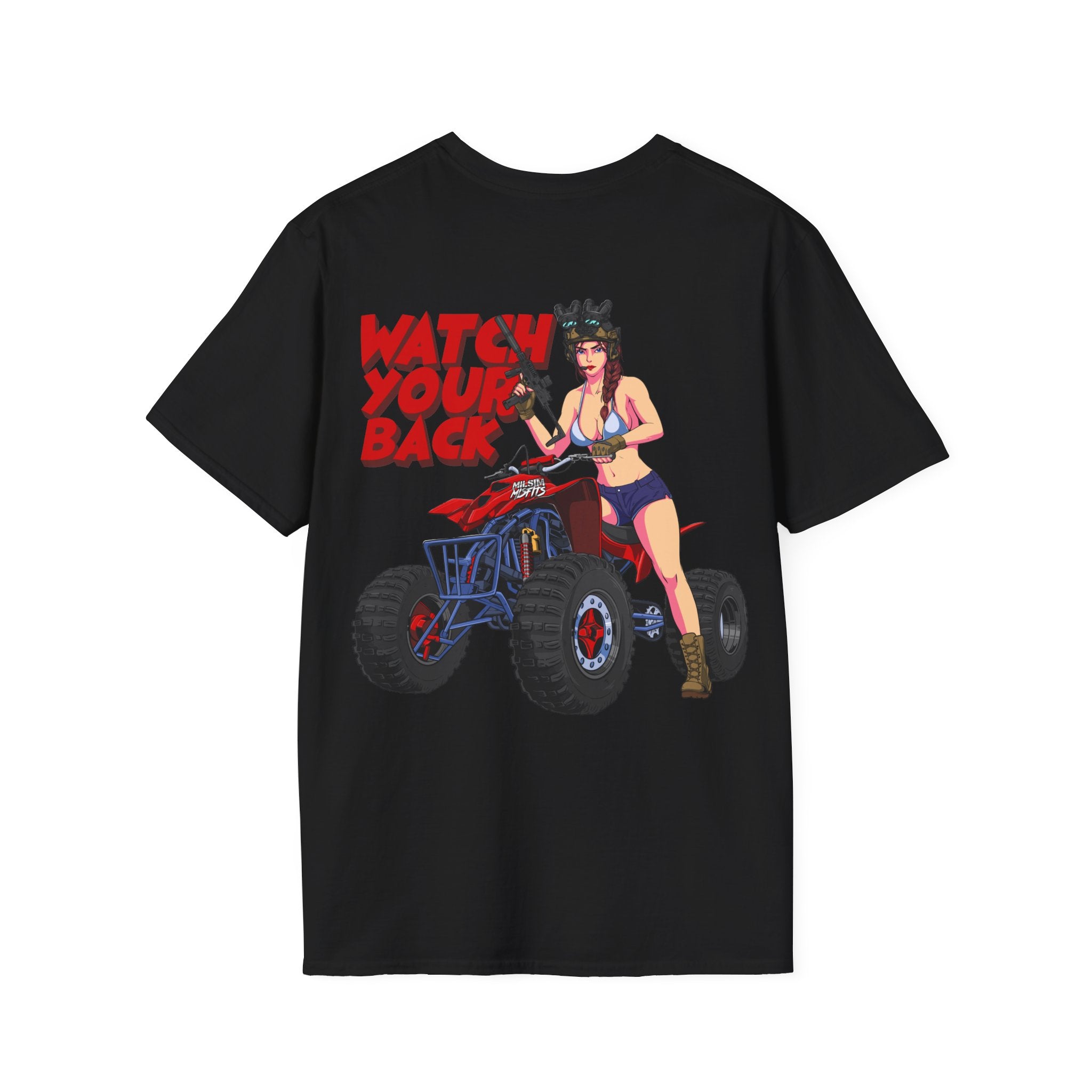 Watch Your Back |T-Shirt back print