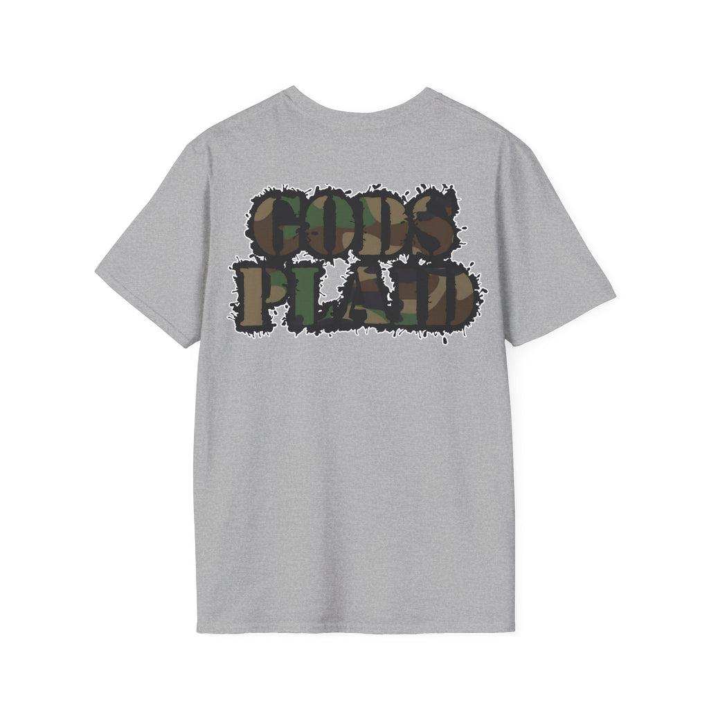 Gods Plaid |T-Shirt back print no color