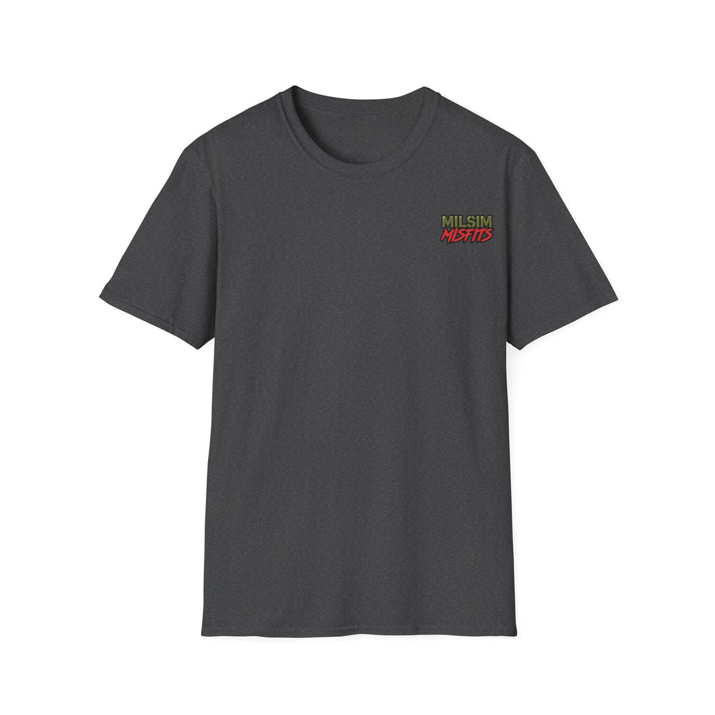Gods Plaid |T-Shirt back print no color