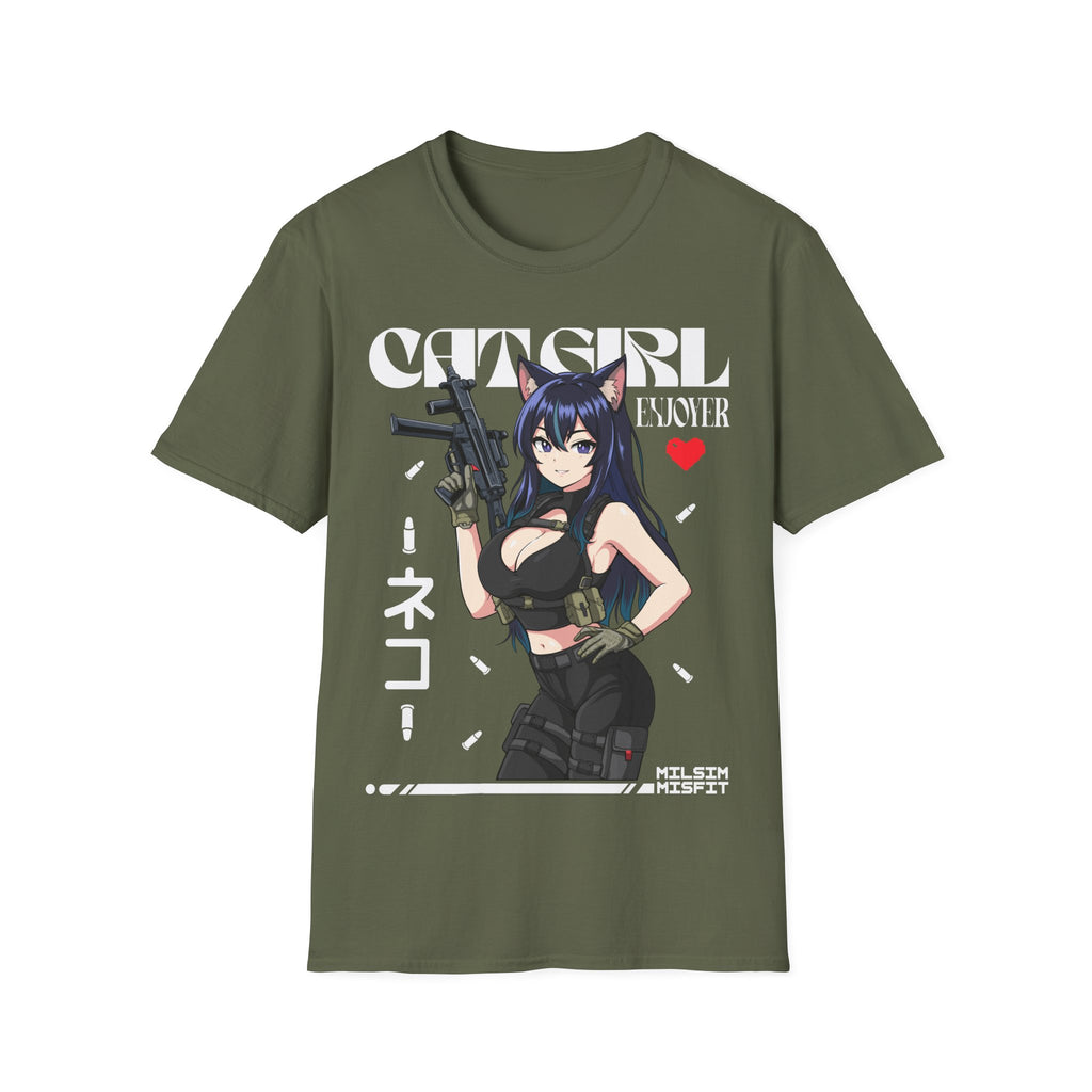 Catgirl Enjoyer |T-Shirt front print