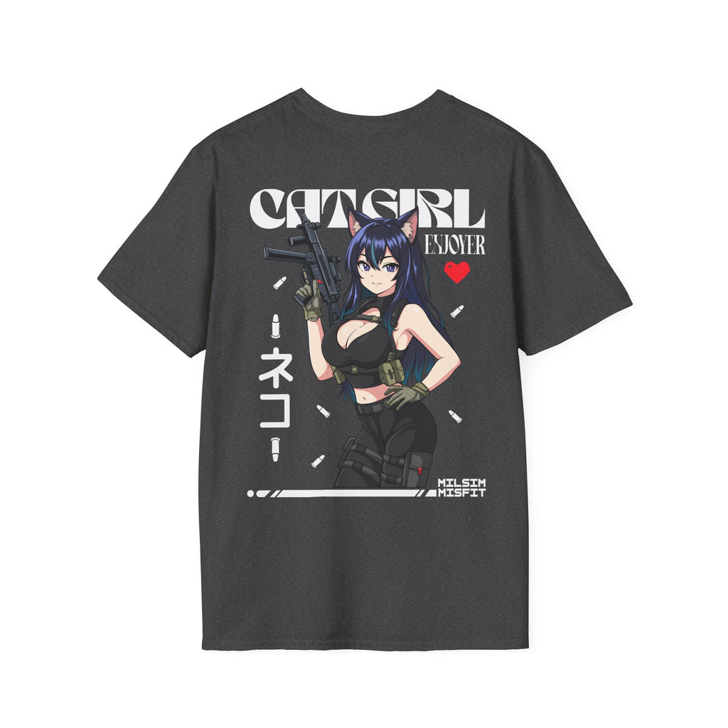Catgirl Enjoyer |T-Shirt back print