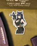 "Catgirl Enjoyer" Sticker