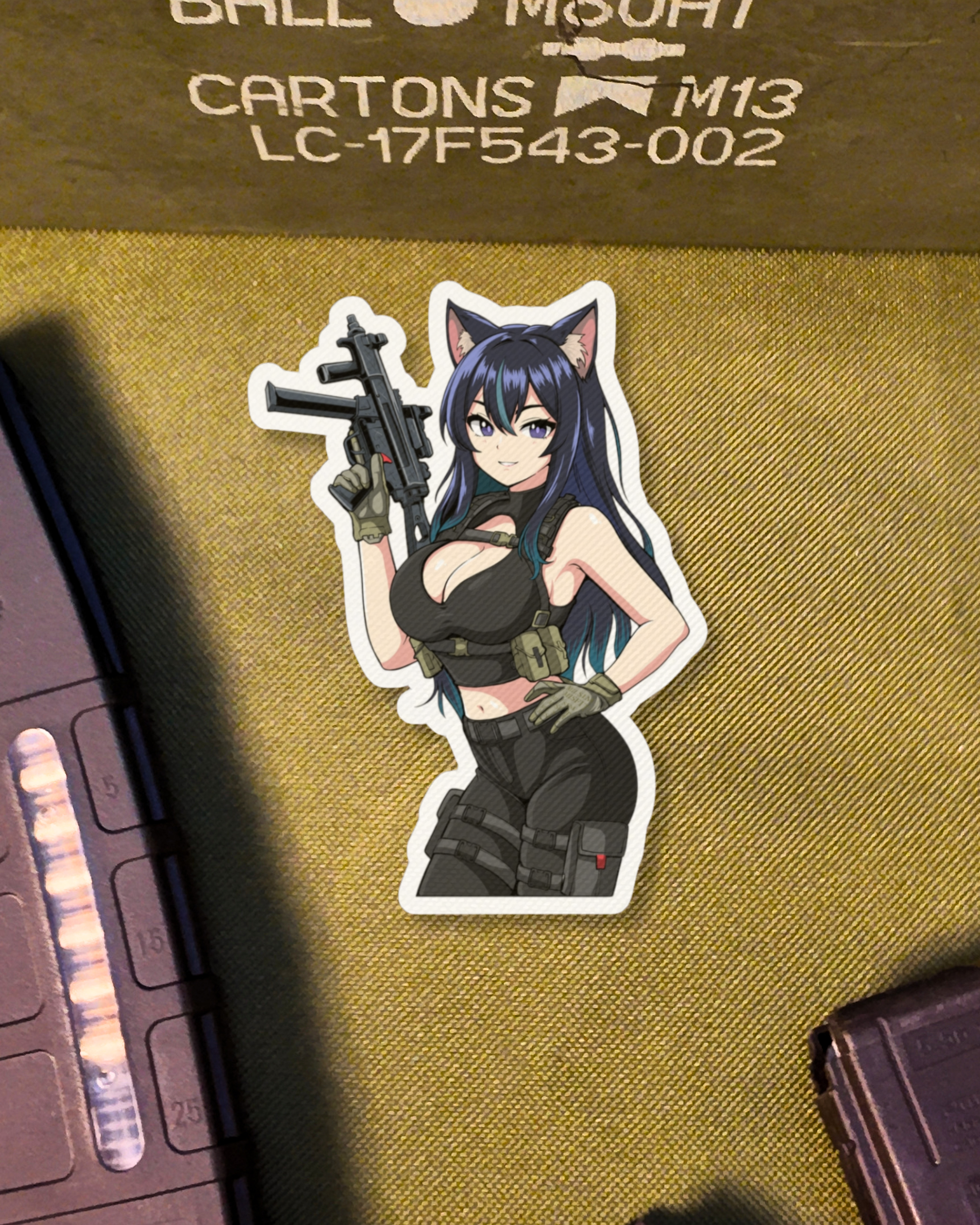 "Catgirl Enjoyer" Sticker