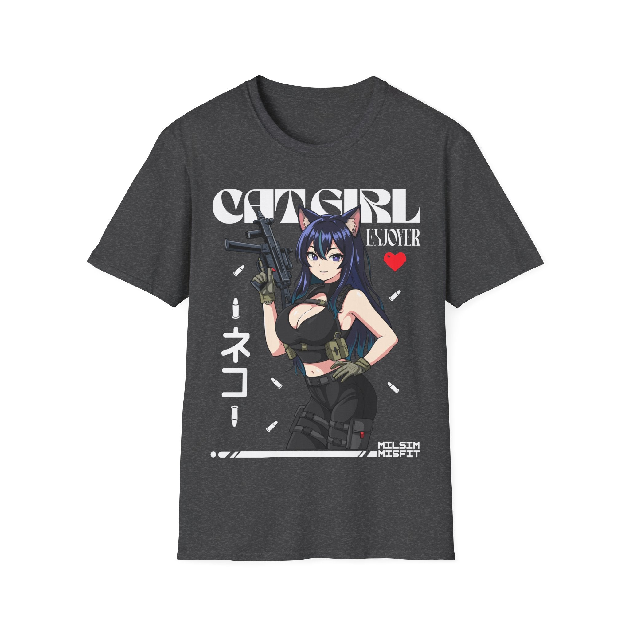 Catgirl Enjoyer |T-Shirt front print