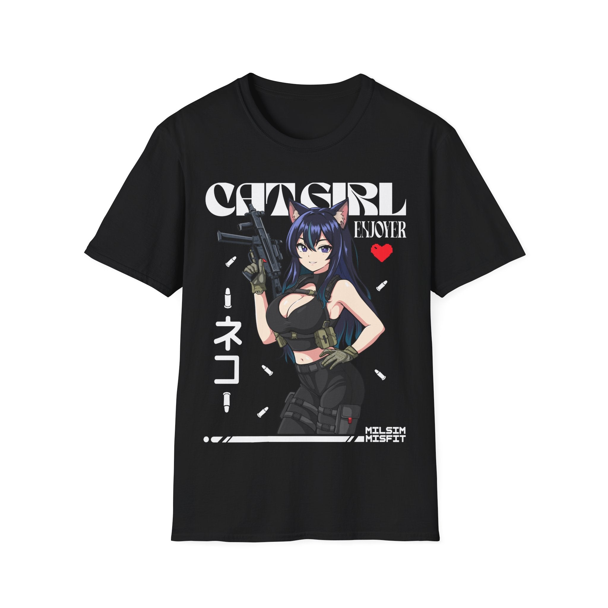 Catgirl Enjoyer |T-Shirt front print
