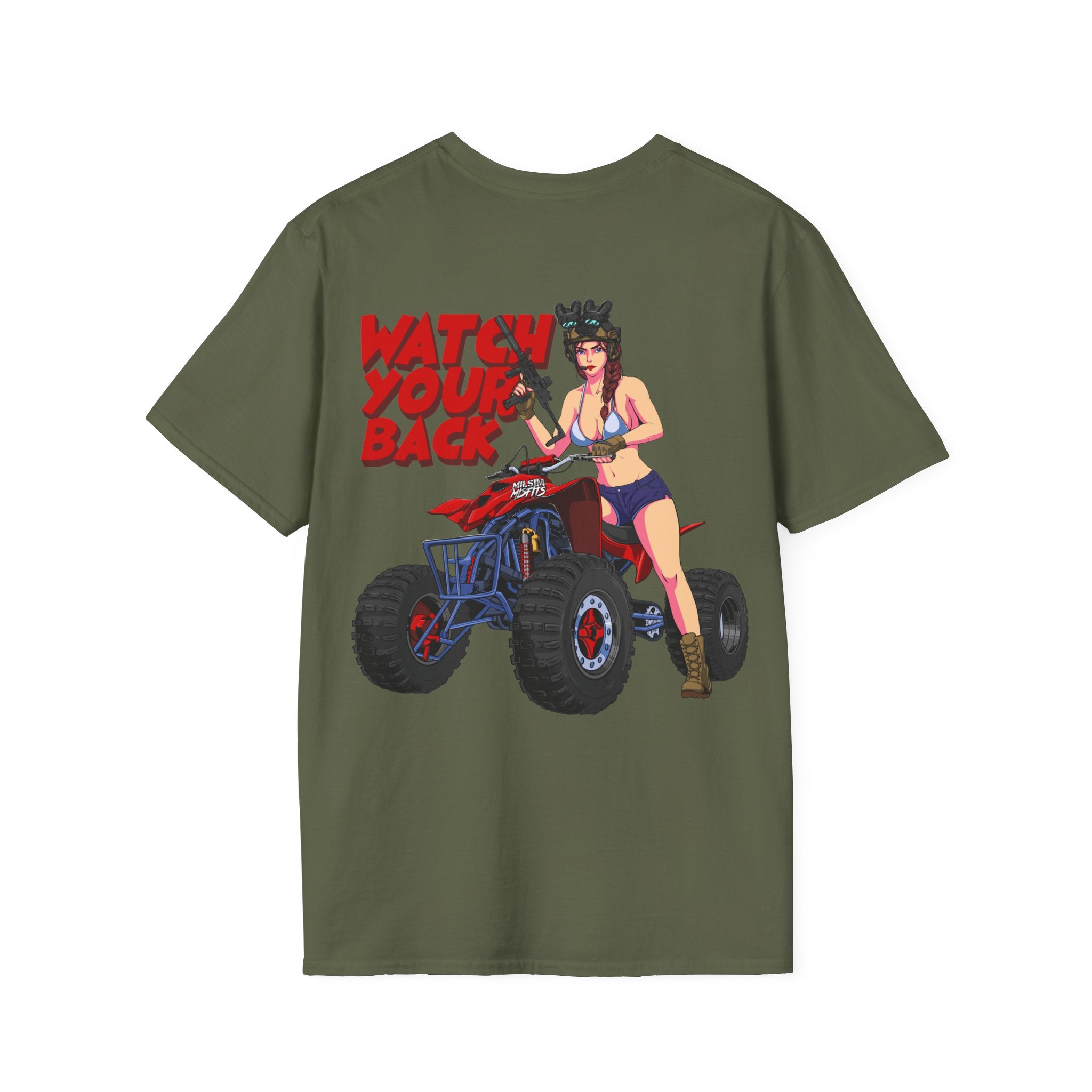 Watch Your Back |T-Shirt back print