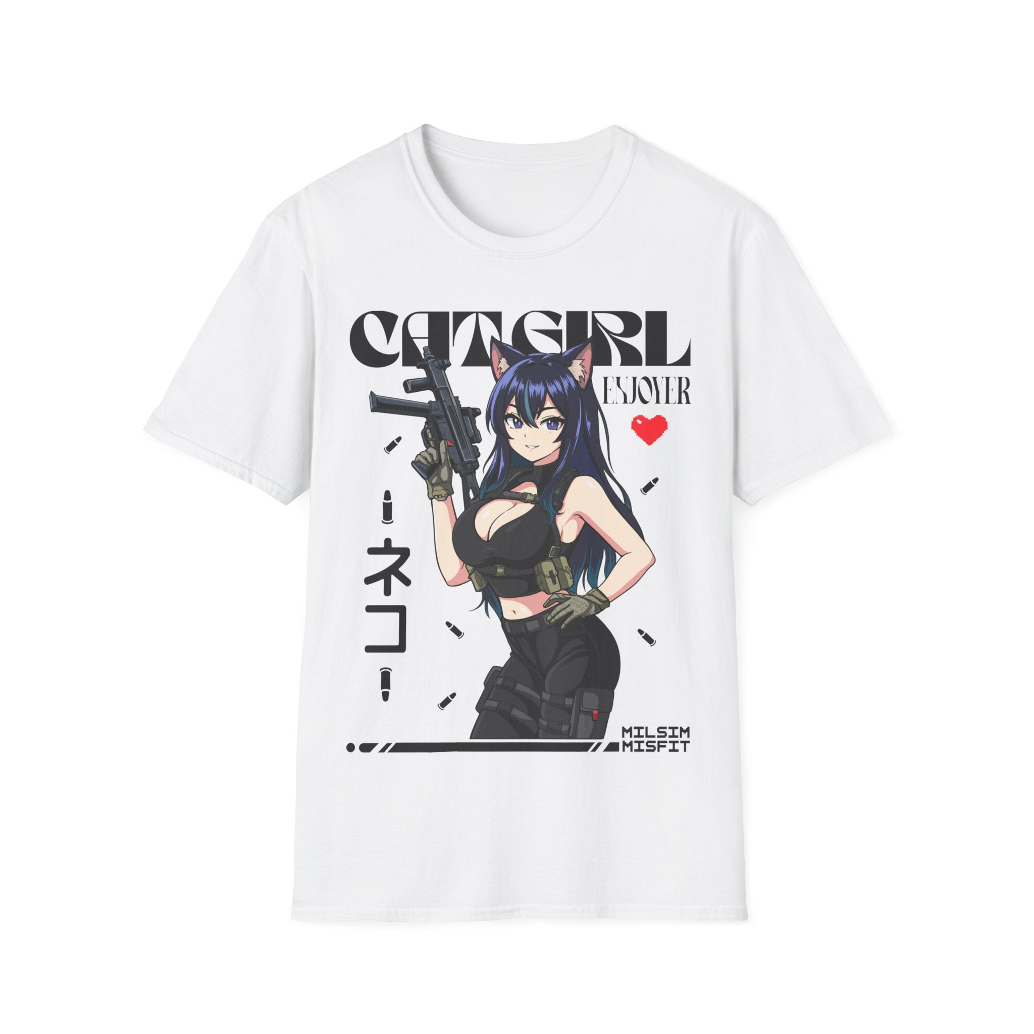 Catgirl Enjoyer |T-Shirt front print