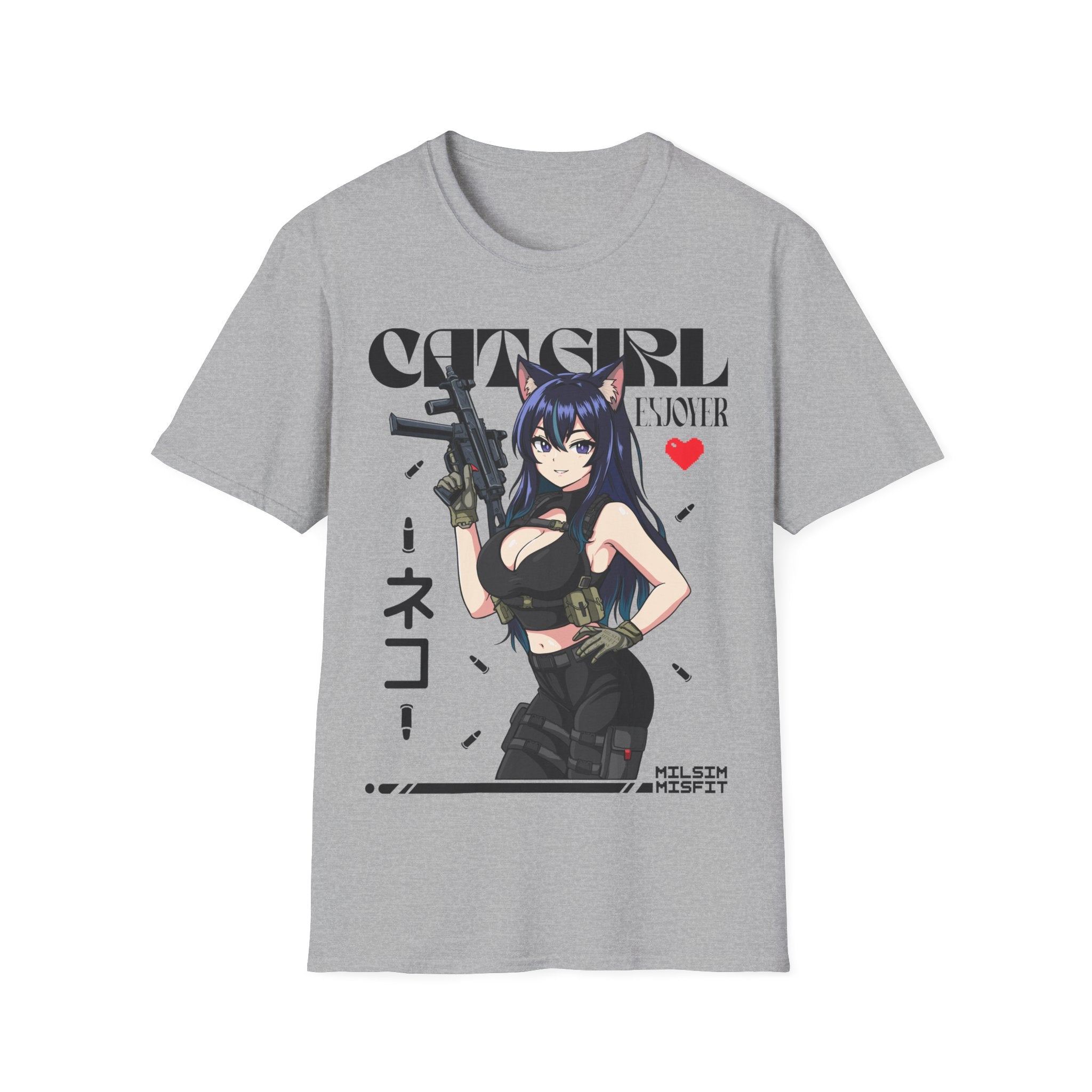 Catgirl Enjoyer |T-Shirt front print