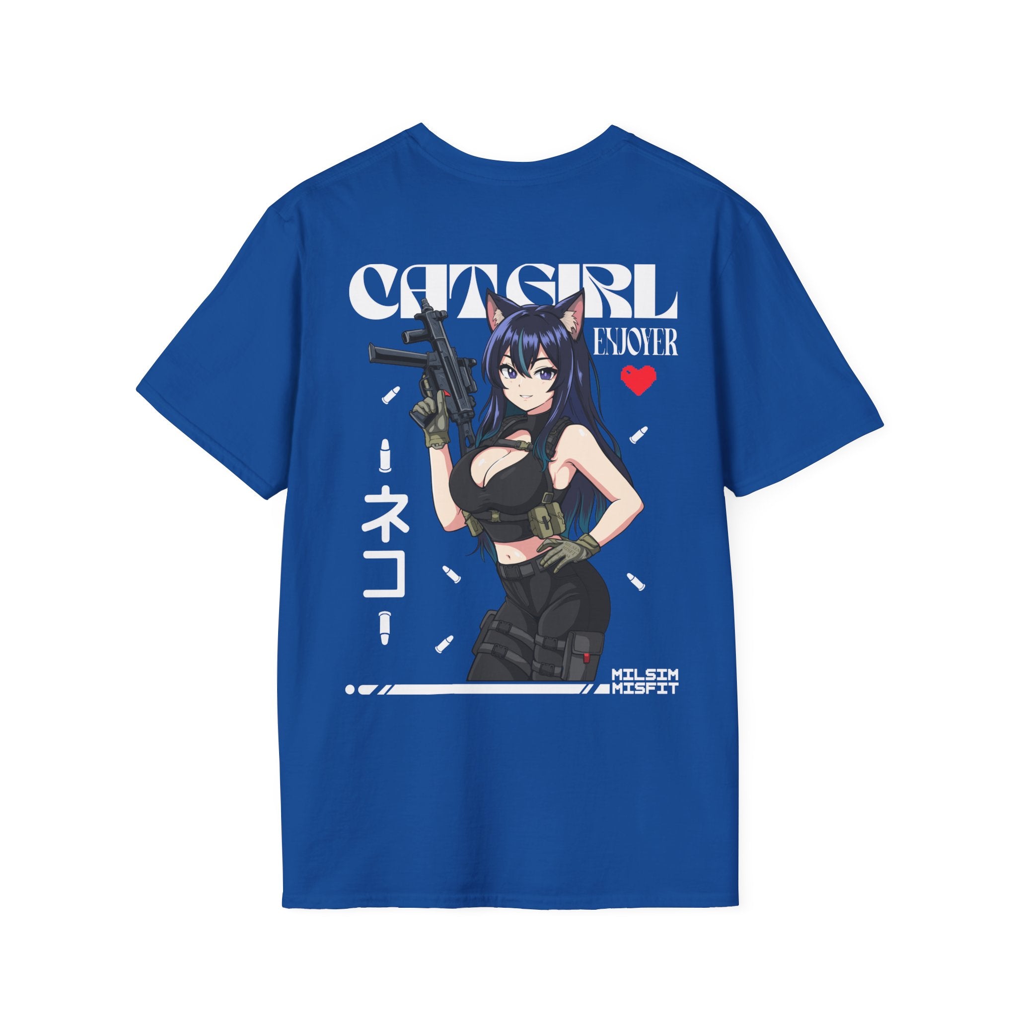 Catgirl Enjoyer |T-Shirt back print